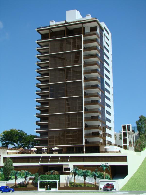 Foto de maquete fisica de Edifícios Residenciais produzida para o cliente Grupo Estrutura, localizada na cidade de Joinville/SC