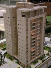Foto de maquete fisica de Edifícios Residenciais produzida para o cliente ABYARA Brasil Brokers, localizada na cidade de Juiz de Fora/MG