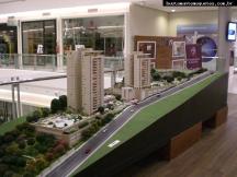 Foto de maquete fisica de Edifícios Residenciais produzida para o cliente ABYARA Brasil Brokers, localizada na cidade de Juiz de Fora/MG