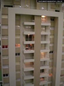 Foto de maquete fisica de Edifícios Residenciais produzida para o cliente ABYARA Brasil Brokers, localizada na cidade de Juiz de Fora/MG