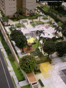 Foto de maquete fisica de Edifícios Residenciais produzida para o cliente ABYARA Brasil Brokers, localizada na cidade de Juiz de Fora/MG