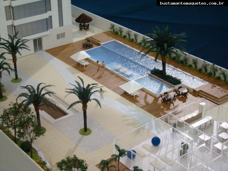 Foto de maquete fisica de Edifícios Residenciais produzida para o cliente ARANSA Real Estate Investiments Brasil, localizada na cidade de Itajaí/SC