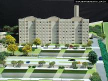 Foto de maquete fisica de Edifícios Residenciais produzida para o cliente Construtora Santa Izabel, localizada na cidade de São José dos Campos/SP
