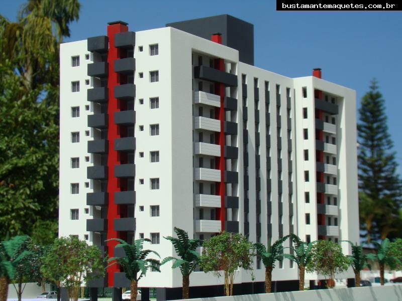 Foto de maquete fisica de Edifícios Residenciais produzida para o cliente ARANSA Real Estate Investiments Brasil, localizada na cidade de Itajaí/SC