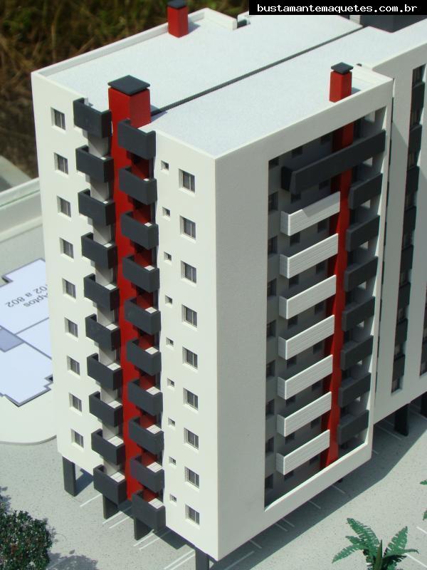 Foto de maquete fisica de Edifícios Residenciais produzida para o cliente ARANSA Real Estate Investiments Brasil, localizada na cidade de Itajaí/SC