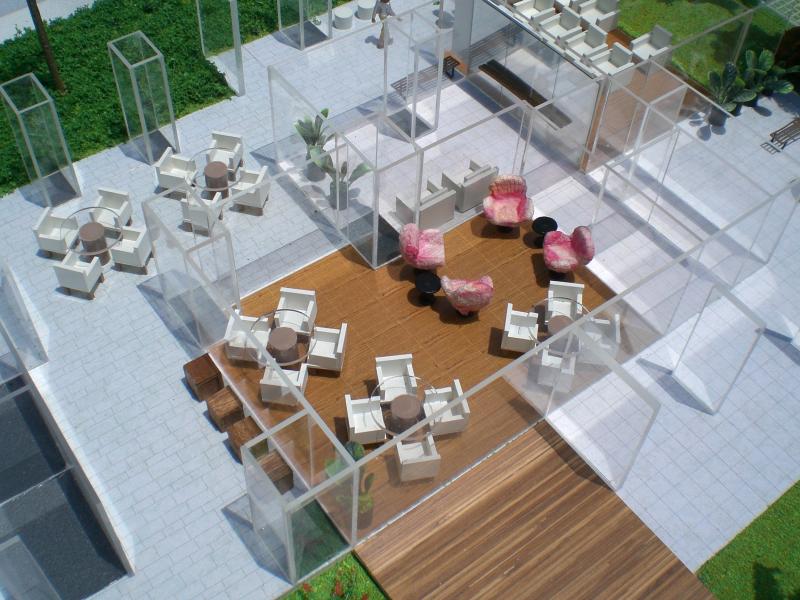 Foto de maquete fisica de Edifícios Residenciais produzida para o cliente Even Construtora e Incorporadora, localizada na cidade de Rio de Janeiro/RJ