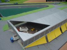 Foto de maquete fisica de Indústrias produzida para o cliente Essencis Soluções Ambientais, localizada na cidade de São Paulo/SP