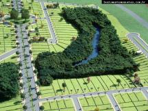 Foto de maquete fisica de Urbanismo produzida para o cliente Deltaville Empreendimento Imobiliários, localizada na cidade de Eunápolis/BA