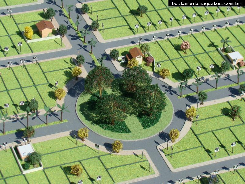 Foto de maquete fisica de Urbanismo produzida para o cliente Deltaville Empreendimento Imobiliários, localizada na cidade de Eunápolis/BA