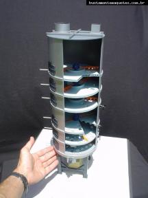 Foto de maquete fisica de Didáticas produzida para o cliente Bunge Alimentos, localizada na cidade de Gaspar/SC