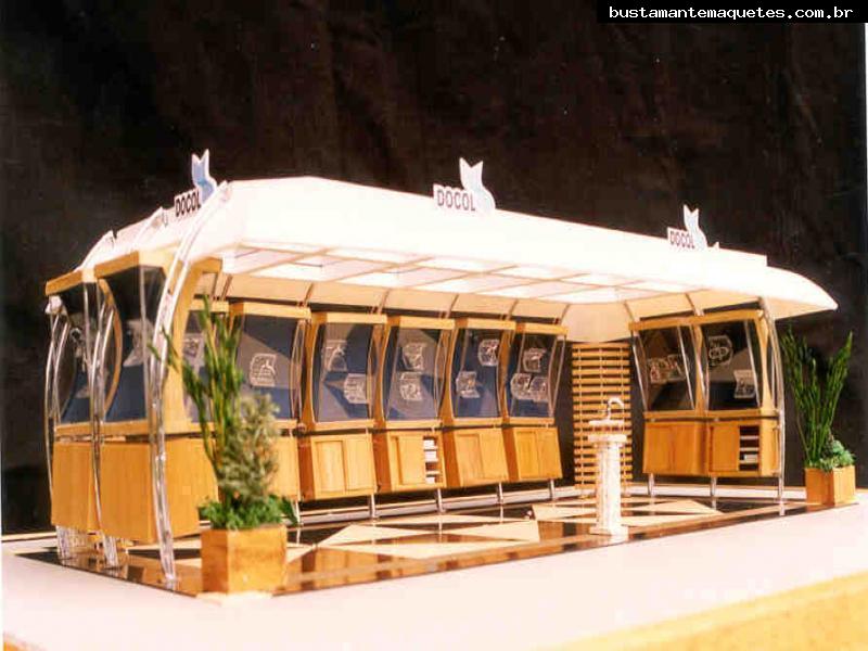 Foto de maquete fisica de Modelos Reduzidos produzida para o cliente Docol Metais Sanitários, localizada na cidade de Joinville/SC