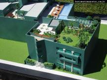 Foto de maquete fisica de Edifícios Residenciais produzida para o cliente EMBRAED, localizada na cidade de Balneário Camboriú/SC