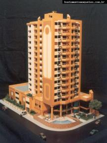 Foto de maquete fisica de Edifícios Residenciais produzida para o cliente PROCAVE, localizada na cidade de Blumenau/SC
