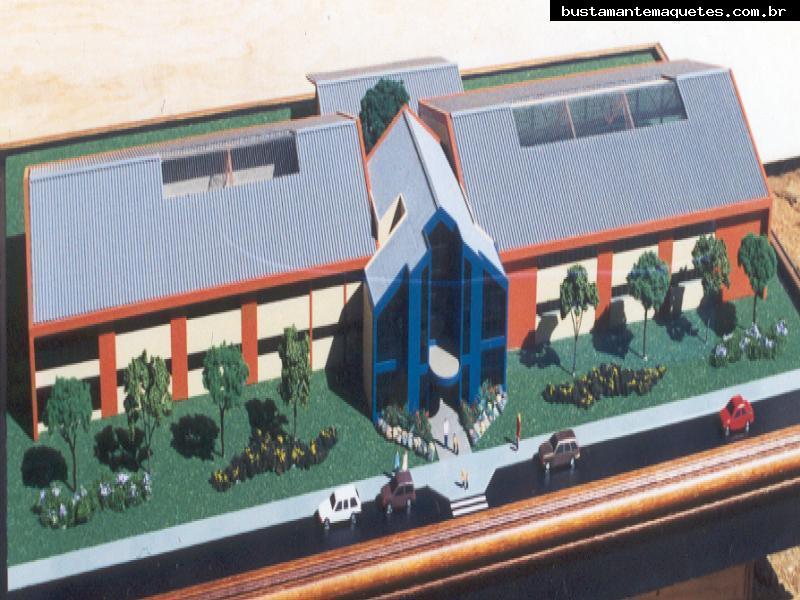 Foto de maquete fisica de Prédios Públicos produzida para o cliente Prefeitura Municipal de Joinville, localizada na cidade de Joinville/SC
