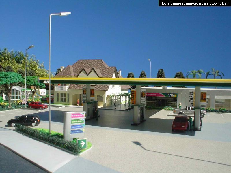 Foto de maquete fisica de Edifícios Comerciais produzida para o cliente Petrobras BR, localizada na cidade de Curitiba/PR