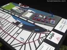 Foto de maquete fisica de Urbanismo produzida para o cliente SEARA Alimentos, localizada na cidade de Itajaí/SC