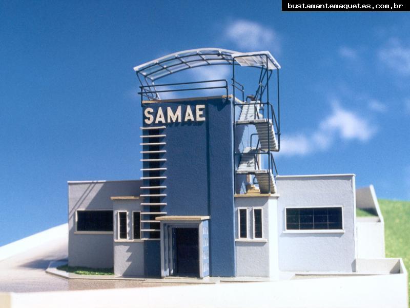Foto de maquete fisica de Prédios Públicos produzida para o cliente Prefeitura Municipal de Blumenau, localizada na cidade de Blumenau/SC