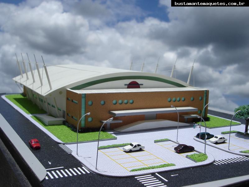 Foto de maquete fisica de Prédios Públicos produzida para o cliente Alleanza Projetos e Consultoria, localizada na cidade de Joinville/SC