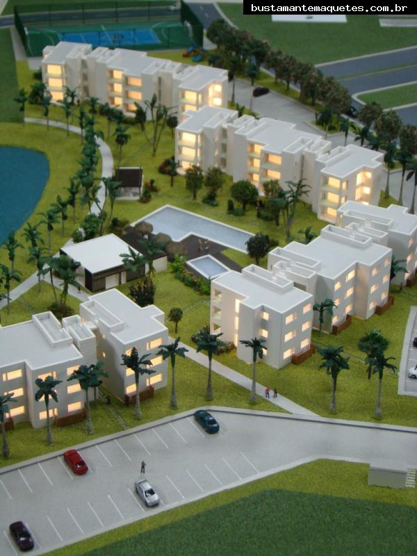 Foto de maquete fisica de Urbanismo produzida para o cliente IBERICA Construções Particip. Ltda., localizada na cidade de Salvador/BA