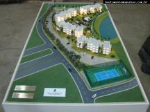 Foto de maquete fisica de Urbanismo produzida para o cliente IBERICA Construções Particip. Ltda., localizada na cidade de Salvador/BA