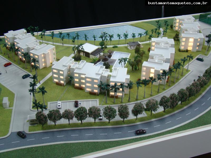 Foto de maquete fisica de Urbanismo produzida para o cliente IBERICA Construções Particip. Ltda., localizada na cidade de Salvador/BA