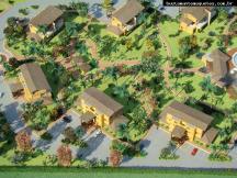 Foto de maquete fisica de Urbanismo produzida para o cliente IBERICA Construções Particip. Ltda., localizada na cidade de Mata de São João/BA