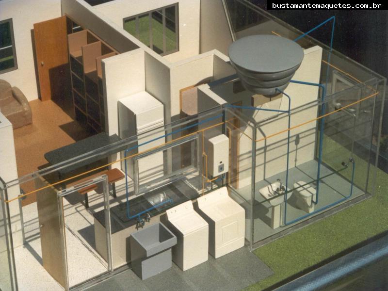 Foto de maquete fisica de Didáticas produzida para o cliente SC Gás, localizada na cidade de Florianópolis/SC