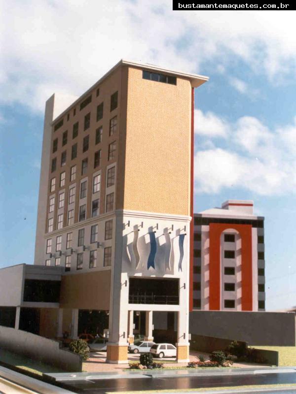 Foto de maquete fisica de Edifícios Residenciais produzida para o cliente [Não Cadastrado], localizada na cidade de Joinville/SC
