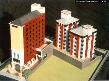 Foto de maquete fisica de Edifícios Residenciais produzida para o cliente [Não Cadastrado], localizada na cidade de Joinville/SC