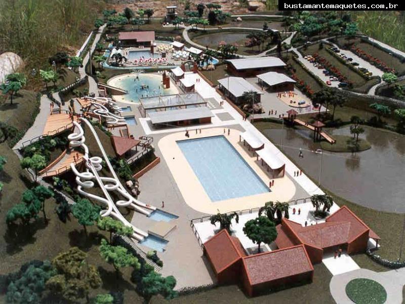Foto de maquete fisica de Parques produzida para o cliente Fornos Fisher, localizada na cidade de Brusque/SC