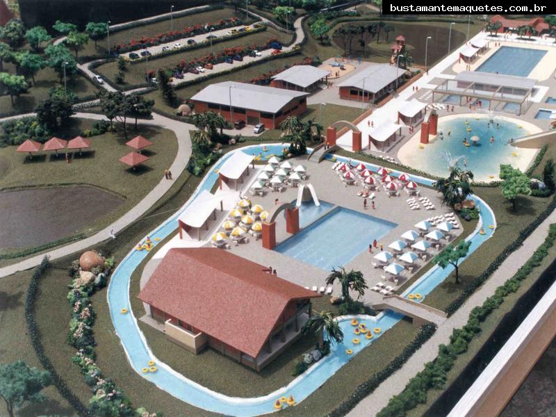 Foto de maquete fisica de Parques produzida para o cliente Fornos Fisher, localizada na cidade de Brusque/SC