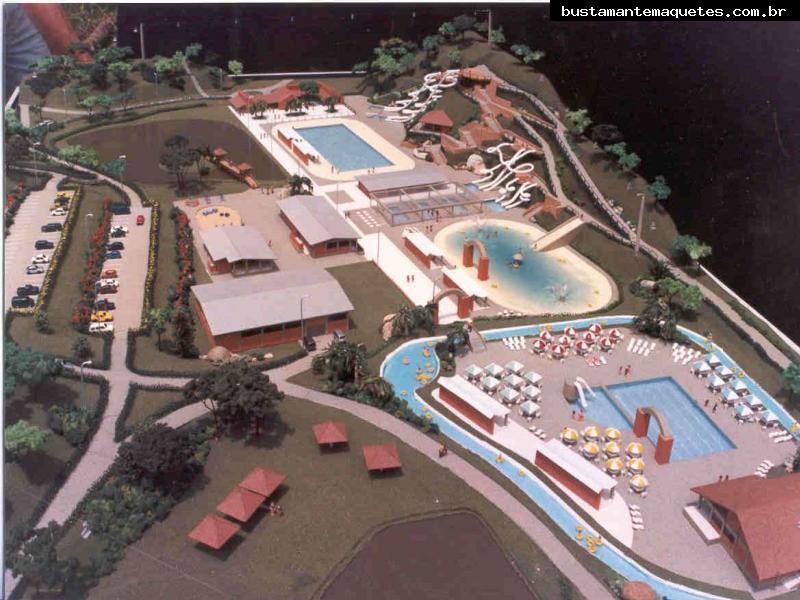 Foto de maquete fisica de Parques produzida para o cliente Fornos Fisher, localizada na cidade de Brusque/SC