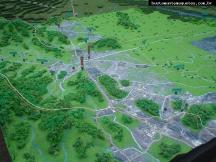 Foto de maquete fisica de Urbanismo produzida para o cliente Prefeitura Municipal de Joinville, localizada na cidade de Joinville/SC