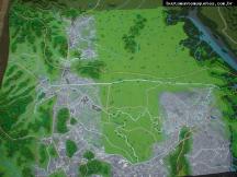 Foto de maquete fisica de Urbanismo produzida para o cliente Prefeitura Municipal de Joinville, localizada na cidade de Joinville/SC