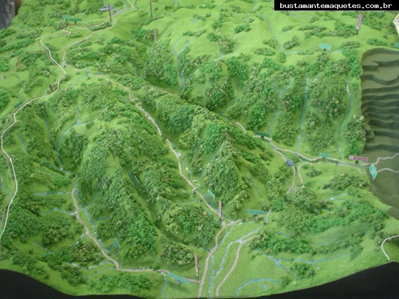 Foto de maquete fisica de Urbanismo produzida para o cliente Prefeitura Municipal de Joinville, localizada na cidade de Joinville/SC
