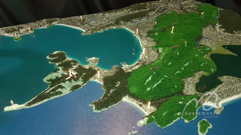 Foto de maquete fisica de Urbanismo produzida para o cliente [Não Cadastrado], localizada na cidade de Niterói/RJ