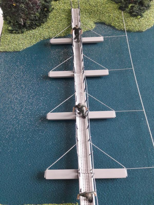 Foto de maquete fisica de Modelos Reduzidos produzida para o cliente ARES Aeroespacial e Defesa, localizada na cidade de Duque de Caxias/RJ