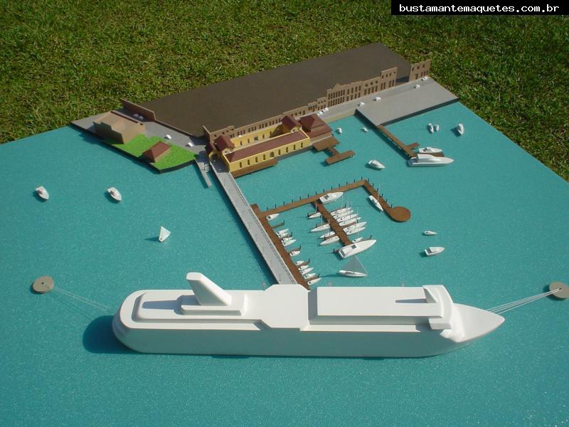 Foto de maquete fisica de Urbanismo produzida para o cliente Le Padron Consultoria Técnica Ltda., localizada na cidade de São Francisco do Sul/SC