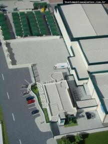 Foto de maquete fisica de Indústrias produzida para o cliente CostaSul Pescados SA, localizada na cidade de Navegantes/SC