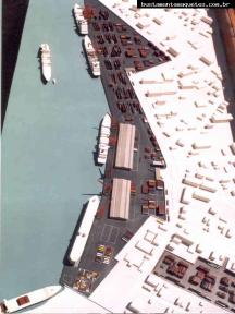 Foto de maquete fisica de Urbanismo produzida para o cliente Prefeitura Municipal de Itajai, localizada na cidade de Itajaí/SC