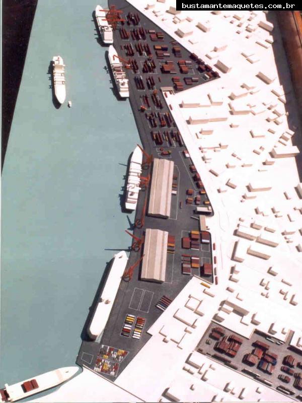Foto de maquete fisica de Urbanismo produzida para o cliente Prefeitura Municipal de Itajai, localizada na cidade de Itajaí/SC