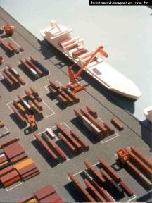 Foto de maquete fisica de Urbanismo produzida para o cliente Prefeitura Municipal de Itajai, localizada na cidade de Itajaí/SC
