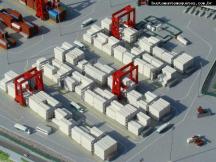 Foto de maquete fisica de Urbanismo produzida para o cliente ITAPOÁ Terminais Portuários, localizada na cidade de Itapoá/SC