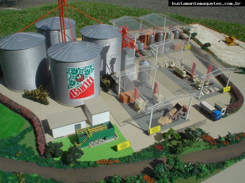 Foto de maquete fisica de Indústrias produzida para o cliente Cooperativa Juriti Ltda., localizada na cidade de Massaranduba/PB
