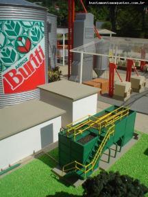 Foto de maquete fisica de Indústrias produzida para o cliente Cooperativa Juriti Ltda., localizada na cidade de Massaranduba/PB