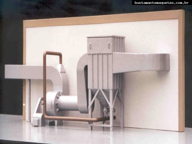Foto de maquete fisica de Modelos Reduzidos produzida para o cliente Bunge Alimentos, localizada na cidade de São Francisco do Sul/SC