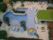 Foto de maquete fisica de Edifícios Residenciais produzida para o cliente GAFISA Construtora e Incorporadora, localizada na cidade de Belém/AL