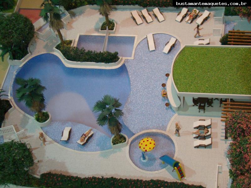 Foto de maquete fisica de Edifícios Residenciais produzida para o cliente GAFISA Construtora e Incorporadora, localizada na cidade de Belém/AL