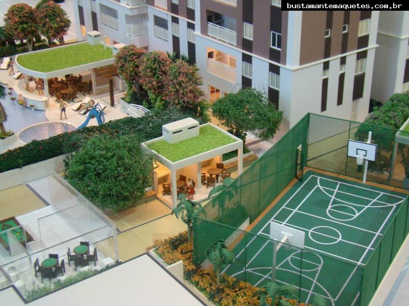 Foto de maquete fisica de Edifícios Residenciais produzida para o cliente GAFISA Construtora e Incorporadora, localizada na cidade de Belém/AL