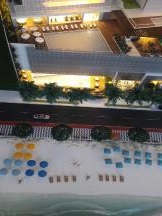 Foto de maquete fisica de Edifícios Residenciais produzida para o cliente PROCAVE, localizada na cidade de Balneário Camboriú/SC